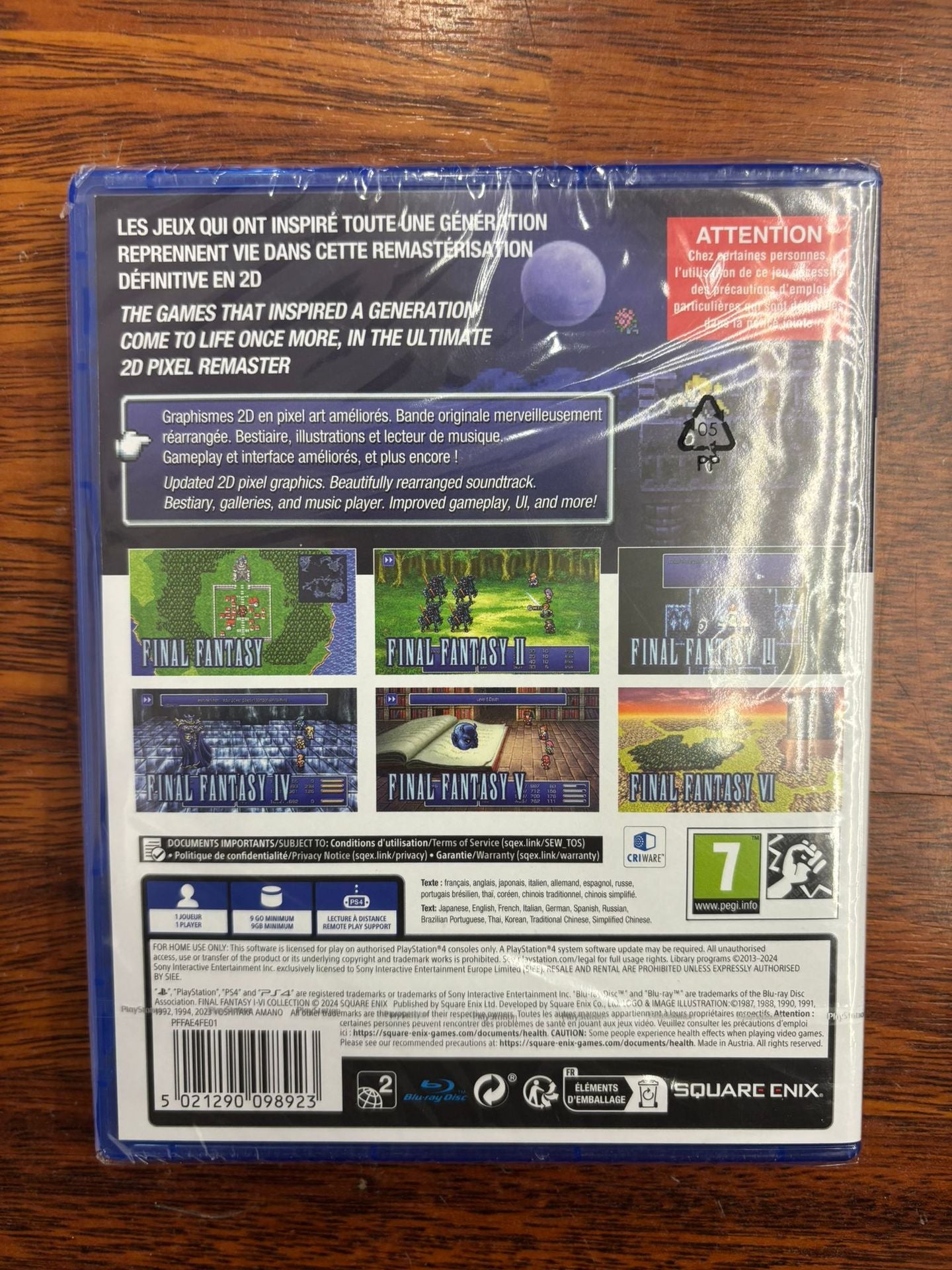 FINAL FANTASY I - VI COLLECTION ANNIVERSARY EDITION PS4 EU PRE-SALE FINAL FANTASY I - VI COLLECTION ANNIVERSARY EDITION PS4 EU PRE-SALE